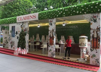 CLARINS POP UP BEAUTY STORE