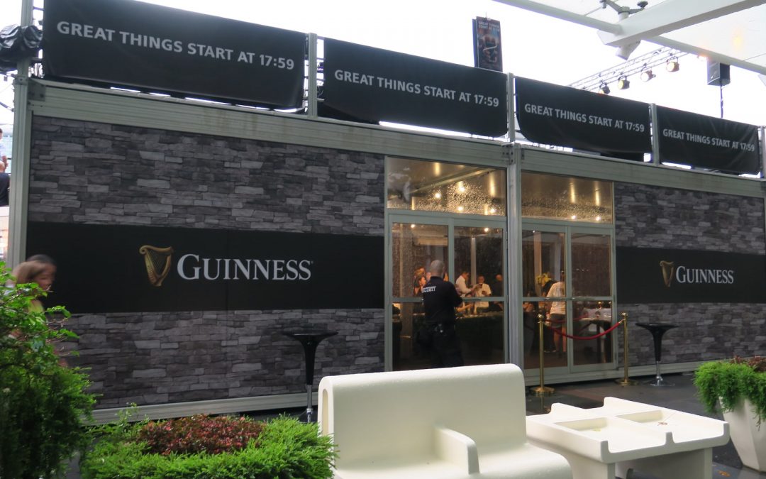 GUINNESS DOUBLE STOREY POP UP LOUNGE