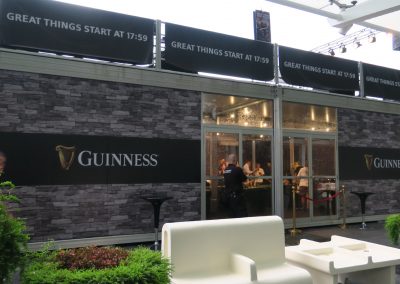 GUINNESS DOUBLE STOREY POP UP LOUNGE