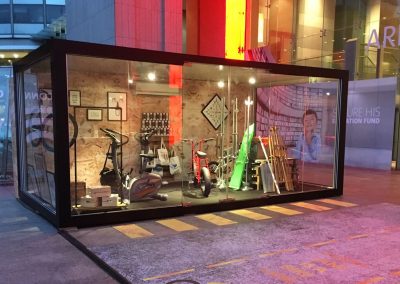 OCBC CYCLE POP UP STORE CONSTRUCTION PROJECT