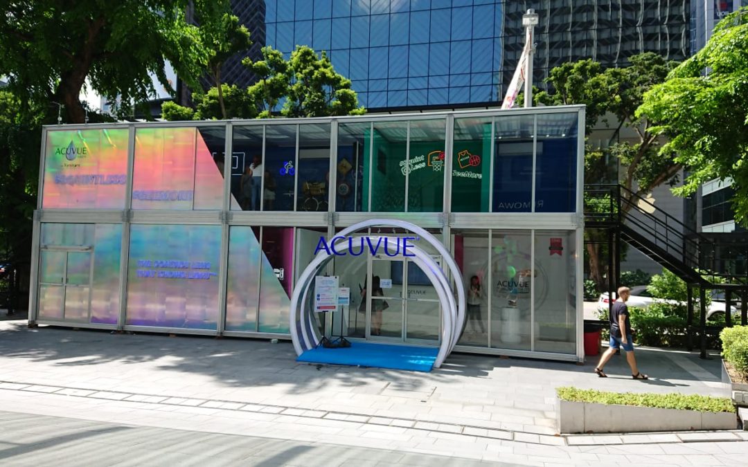 ACUVUE DOUBLE STOREY POP UP STRUCTURE